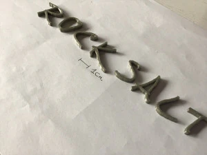 rocksalt uppercase and lowercase 3d letters stl file 3D Print Model