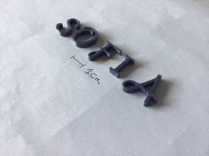 sofia uppercase and lowercase 3d letters stl file 3D Print Model