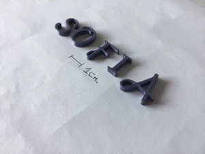 sofia uppercase and lowercase 3d letters stl file 3D Print Model