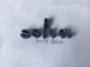 sofia uppercase and lowercase 3d letters stl file 3D Print Model
