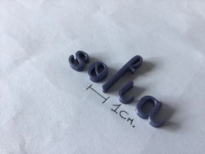 sofia uppercase and lowercase 3d letters stl file 3D Print Model