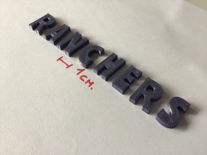 ranchers uppercase and lowercase 3d letters stl file 3D Принт Модель