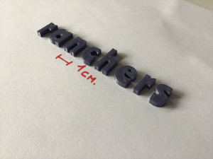 ranchers uppercase and lowercase 3d letters stl file 3D Принт Модель