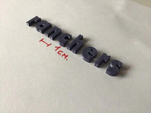 ranchers uppercase and lowercase 3d letters stl file 3D Print Model