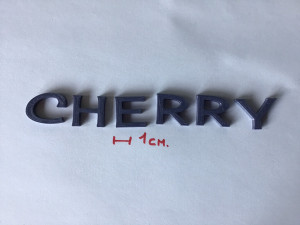 cherry uppercase and lowercase 3d letters stl file Model Cetak 3D