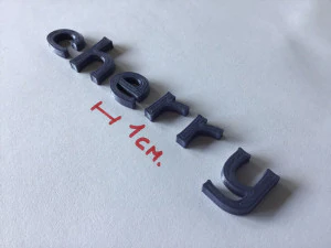 cherry uppercase and lowercase 3d letters stl file 3D Print Model