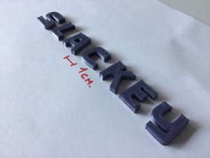 slackey uppercase and lowercase 3d letters stl file 3D 프린트 모델
