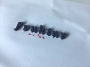 fraktur uppercase and lowercase 3d letters stl file 3D Print Model