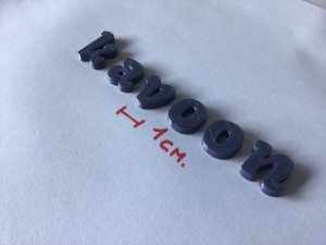 kavoon uppercase and lowercase 3d letters stl file 3D Baskı Modeli