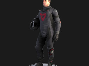 biker rigged 3D Модель