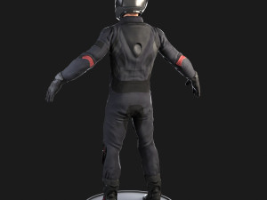 biker rigged 3D Модель