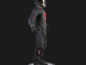 biker rigged 3D Модель