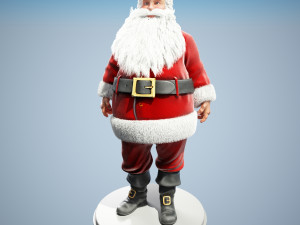 santa claus 3Dモデル