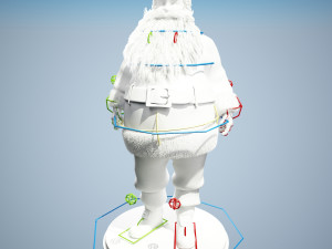 santa claus 3D Modell