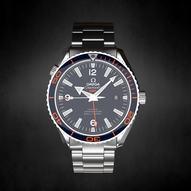 omega seamaster watch 3D-Modell .c4d .max .obj .3ds .fbx .stl .blend 