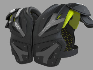 football shoulder pad Model 3D