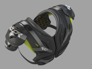 football shoulder pad Model 3D