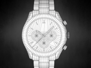 omega speedmaster watch 3D 모델