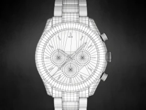 omega speedmaster watch 3D Model