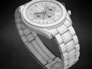 omega speedmaster watch 3D 모델