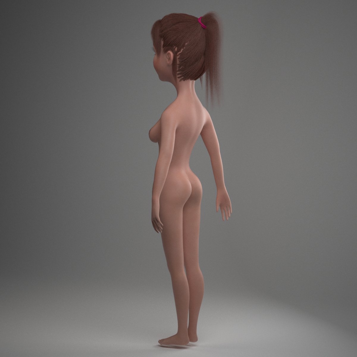 Amanda 3d Porn Dog Girl - cartoon girl amanda rigged 3D Model in Cartoon 3DExport