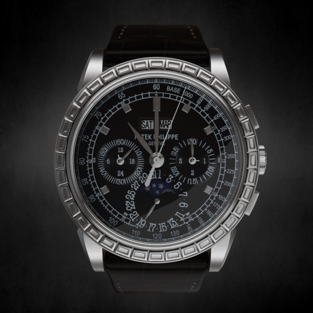 patek philippe watch Modelo 3D .c4d .max .obj .3ds .fbx .stl .blend 