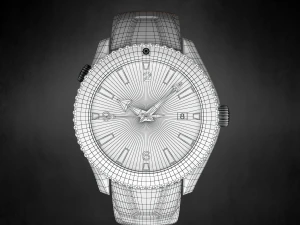 omega seamaster watch 3D Model