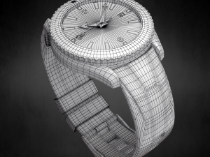 omega seamaster watch 3D 模型