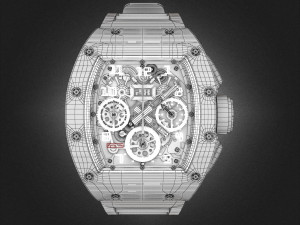 richard mille watch Model 3D
