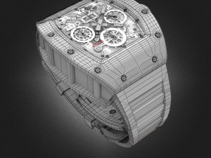 richard mille watch Model 3D