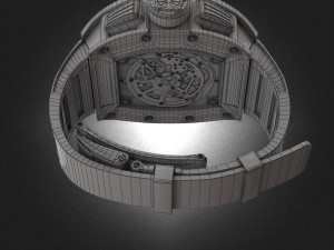 richard mille watch Model 3D