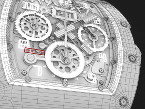 richard mille watch Model 3D