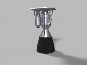 rocket engine 3Dモデル