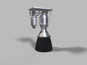 rocket engine 3D Модель