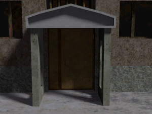 5 storey house 3D Model