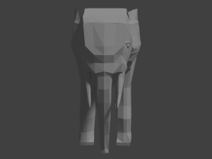 3d elephant for print Modelo 3D