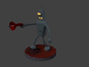 bender 3D-Druckmodell