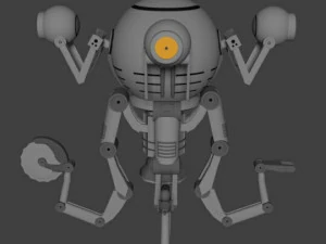 serpinti robotu 3D Model