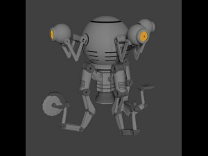 fallout robot 3D Model