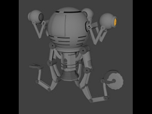 fallout robot 3D Model