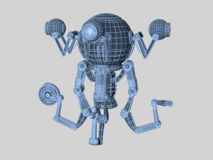 fallout robot 3D Model