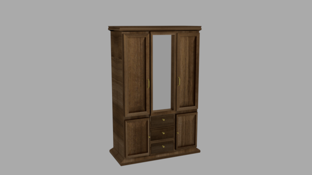 upboard 3D-Modell .c4d .max .obj .3ds .fbx .stl .blend 