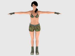sexy woman Modelo 3D