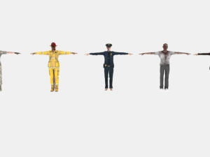 zombie pack 3D-Modell