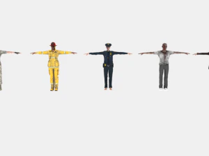 zombie pack 3D Model