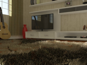living room Modello 3D