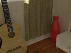 living room Modello 3D