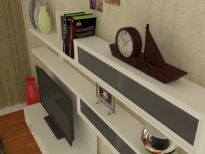 living room Modello 3D