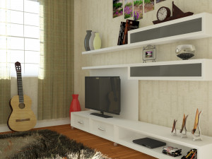 living room Modello 3D
