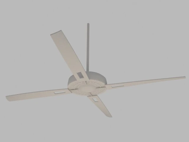 ceiling fan 3D Model .c4d .max .obj .3ds .fbx .stl .blend 